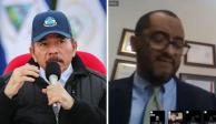 Daniel Ortega, presidente de Nicaragua y&nbsp;Arturo McFields.