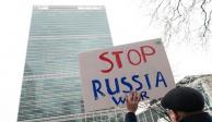 Manifestaciones exigen alto al fuego por parte de Rusia.