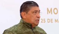 Luis Cresencio Sandoval, secretario de la Defensa Nacional, en conferencia de prensa desde Morelos
