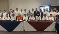 Los senadores Ricardo Monreal y Manuel Añorve sostuvieron un encuentro con directores de la UAGro.