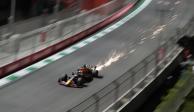 Max Verstappen en su Red Bull durante la clasificación del Gran Premio de Arabia Saudita de F1.