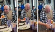 Abuelito se vuelve viral en TikTok por su reacción a sorpresa de cumpleaños.