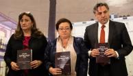 Ángela Buitrago, Claudia Paz y Francisco Cox, ayer, al presentar el informe.