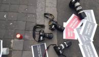 Manifestaciones por periodistas asesinados en México.