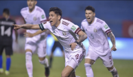 Edson Álvarez festeja el gol con el que la Selección Mexicana derrotó a Honduras en las eliminatorias hacia Qatar 2022, el pasado 27 de marzo.