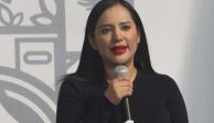 La alcaldesa de Cuauhtémoc, Sandra Cuevas