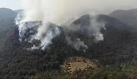 Continúan al menos 62 incendios activos en el país, reporta la Conafor.