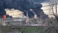 Atacan con misiles una refinería en la ciudad de Odesa, en Ucrania