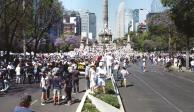 Miles participaron  en la manifestación que tuvo lugar ayer en la capital.