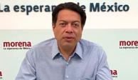 Mario Delgado Carrillo, dirigente nacional de Morena, en un videomensaje publicado este jueves 7 de abril