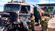 Accidente vehicular a la altura de la caseta del municipio de Santa María del Oro, Nayarit
