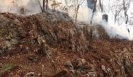 Incendio forestal en la reserva "El Cielo" en Tamaulipas