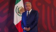 Presidente de México Andes Manuel López Obrador durante la conferencia de prensa matutina