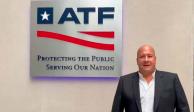 Enrique Alfaro, gobernador de Jalisco, en la sede de la ATF en Washington, Estados Unidos