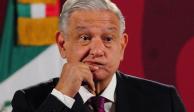 Presidente de México Andes Manuel López Obrador durante la conferencia de prensa matutina