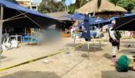 Ataque armado en playa Caleta, en Acapulco, Guerrero, deja dos personas muertas.