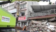 Edificio colapsado en China