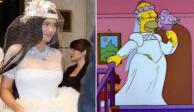 Comparan a Kylie Jenner con Homero Simpson por su vestido para la Met Gala 2022