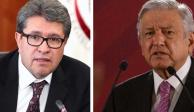 Presidente Andrés Manuel López Obrador y el senador Ricardo Monreal&nbsp; &nbsp;