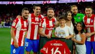 Héctor Herrera dejó el Atlético de Madrid y el club lo despidió con un emotivo homenaje en el estadio Wanda Metropolitano