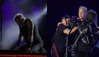 James Hetfield, líder de Metallica, rompió en llanto en pleno concierto