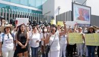 Manifestación para exigir justicia por el crimen de Cecilia Monzón, el pasado 22 de mayo en Puebla.