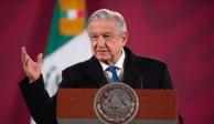 El Presidente López Obrador ofrece conferencia este 9 de mayo del 2023, desde Palacio Nacional, en la Ciudad de México.
