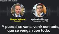 Alejandro Moreno revela audio con Manuel Velasco