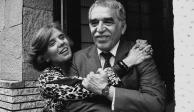Poniatowska con Gabriel García Márquez, 1986.