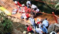 Personas lesionadas fueron atendidas tras el colapso de un puente colgante en Cuernavaca