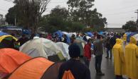 Migrantes se enferman debido a las fuertes lluvias