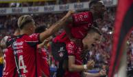 Jugadores del Atlas celebran un gol en el pasado Clausura 2022.