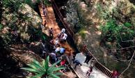 El puente colgante del Paseo Ribereño en Cuernavaca colapsó el pasado martes 7 de junio