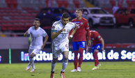Orbelín Pineda, quien está en el radar de Chivas y Toluca, celebra un gol con la Selección Mexicana en las eliminatorias hacia Qatar 2022.