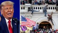 Seguidores del entonces presidente de Estados Unidos, Donald Trump, asaltaron el Capitolio en Washingto en enero de 2021