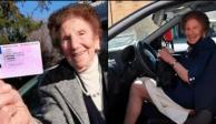Abuelita de 100 años de edad logra renovar su licencia de conducir. Foto: Corriere della Sera