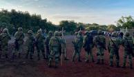 En el operativo participaron efectivos del Ejército, GN, FGE de Michoacán, Policía Estatal y Comisión Estatal de Derechos Humanos