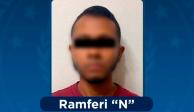 Ramferi "N" fue aprehendido por el delito de secuestro agravado