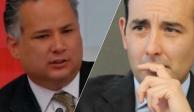 Santiago Nieto, extitular de la UIF (izq.) es acusado de lavado de dinero por el abogado Roberto Gil Zuarth (der.).