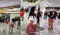 Mujer va al aeropuerto por su novio virtual y él no la reconoce