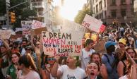 En Nueva York, como en otras ciudades del país, la decisión de la Corte generó protestas en defensa del aborto, ayer.