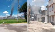 Explosión de tanque de gas deja 7 heridos en San Martín Texmelucan.