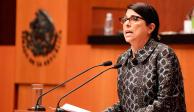 Marcela Guerra señala que luego del rechazo a la Reforma Eléctrica, Morena y aliados no aprueban iniciativas del PRI.