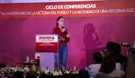 Sheinbaum destaca "unión" en Morena rumbo a 2024; asiste a evento en Querétaro