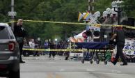 Un tiroteo en Highland Park, Illinois, dejó seis muertos y más de 20 heridos este lunes, durante un desfile por el 4 de julio.
