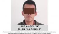 Luis Ángel “N”,  presunto involucrado en el crimen de la periodista, ayer.