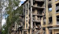 Salomón Chertorivski muestra la destrucción en Ucrania