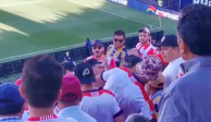 Fans de Atlético de San Luis y Monterrey se enfrascan en una riña en la Liga MX