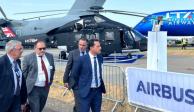 Mauricio Vila se reunió en Reino Unido con directivos de las empresas Airbus y Adler en el marco de la Feria Aeronáutica Internacional de Farnborough.