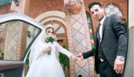 Los recién casados antes de la tragedia que le arrebató la vida a la novia